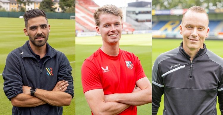 João Filipe Oliveira Sampaio, Luuk van den Breemer en Thimo de Nijs.